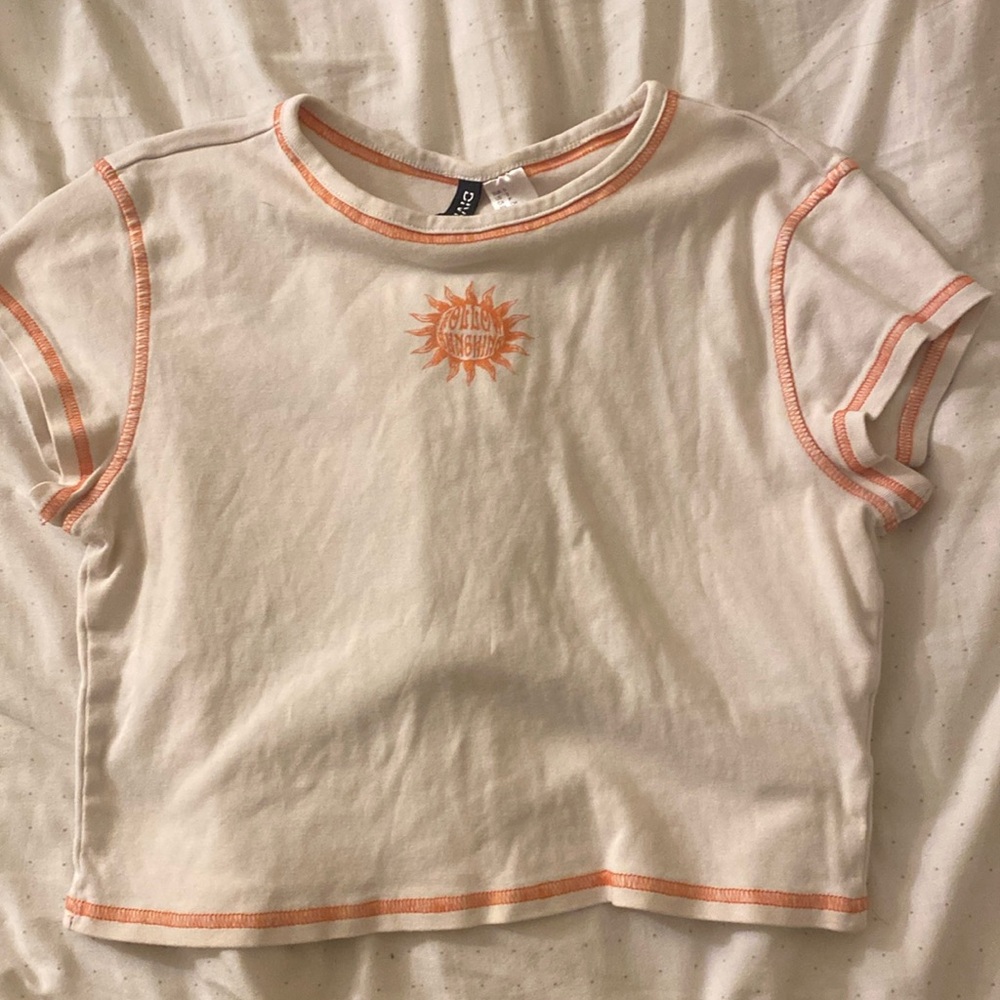 sunshine crop top